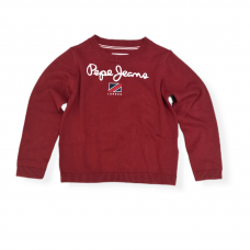 PEPE JEANS LARSON PB701141 286 ΠΟΥΛΟΒΕΡ ΠΛΕΚΤΟ ΚΟΚΚΙΝΟ